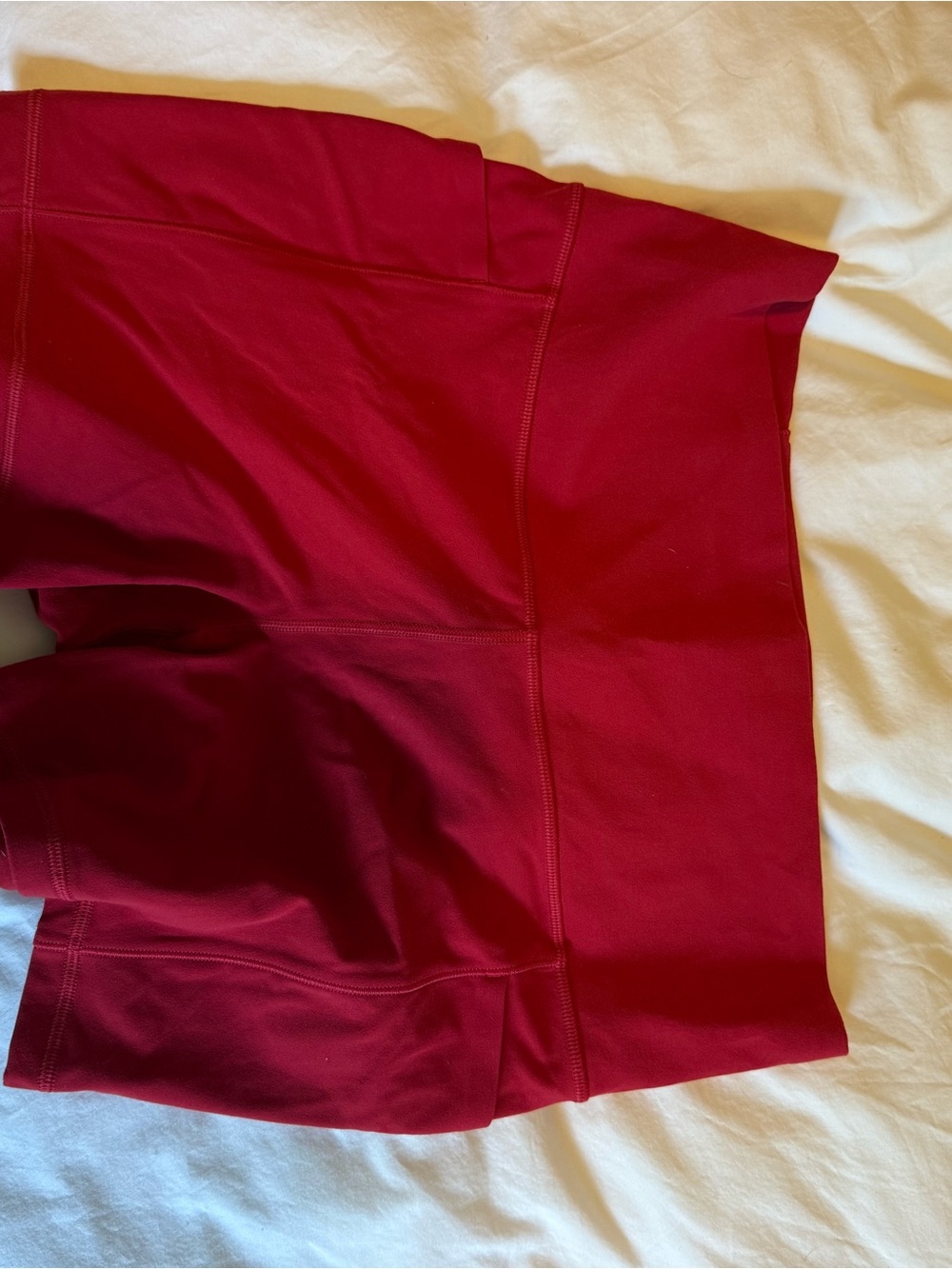 Athleta Red Bike Shorts